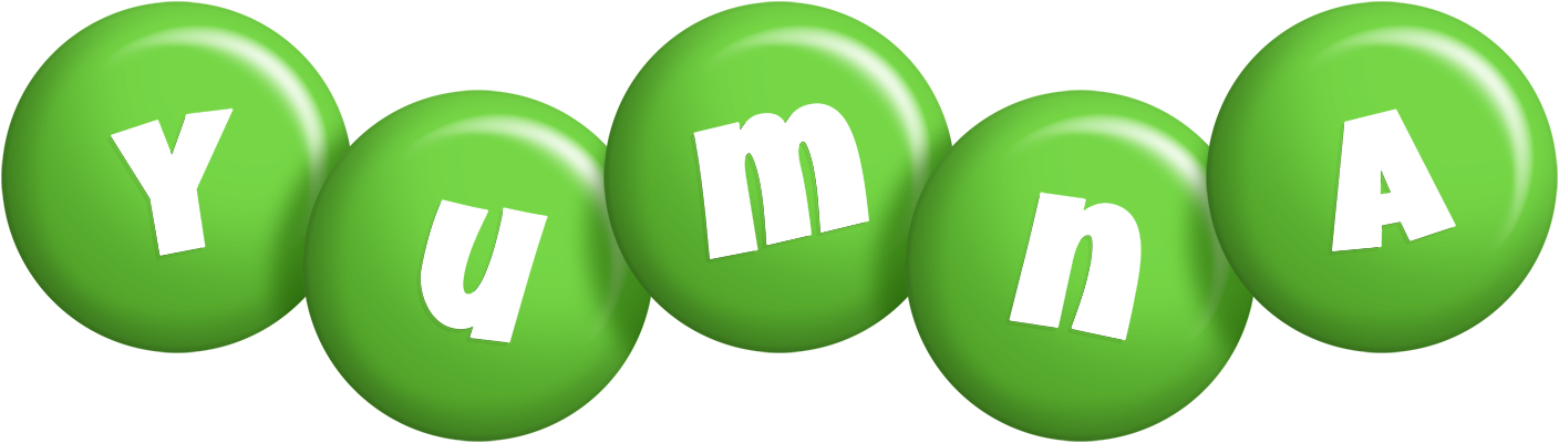 Yumna candy-green logo