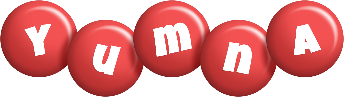Yumna candy-red logo