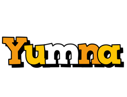 Yumna cartoon logo