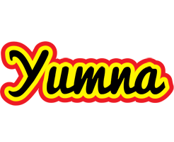 Yumna flaming logo