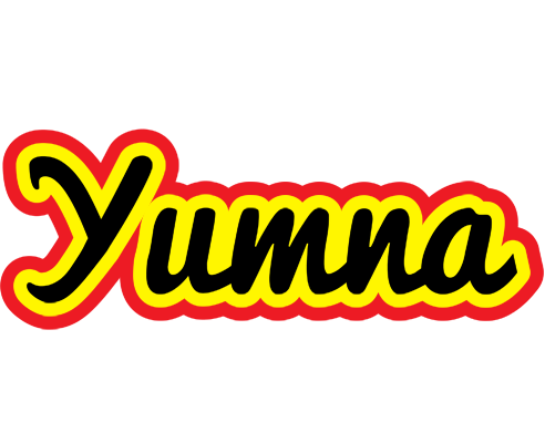 Yumna flaming logo