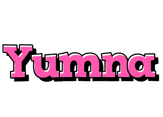 Yumna girlish logo