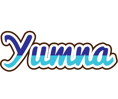 Yumna raining logo