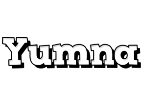 Yumna snowing logo