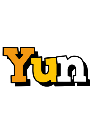 Yun cartoon logo