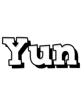 Yun snowing logo