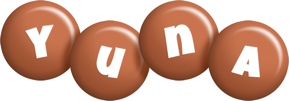 Yuna candy-brown logo