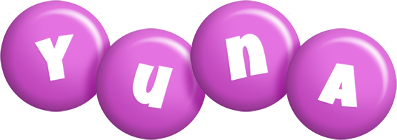 Yuna candy-purple logo