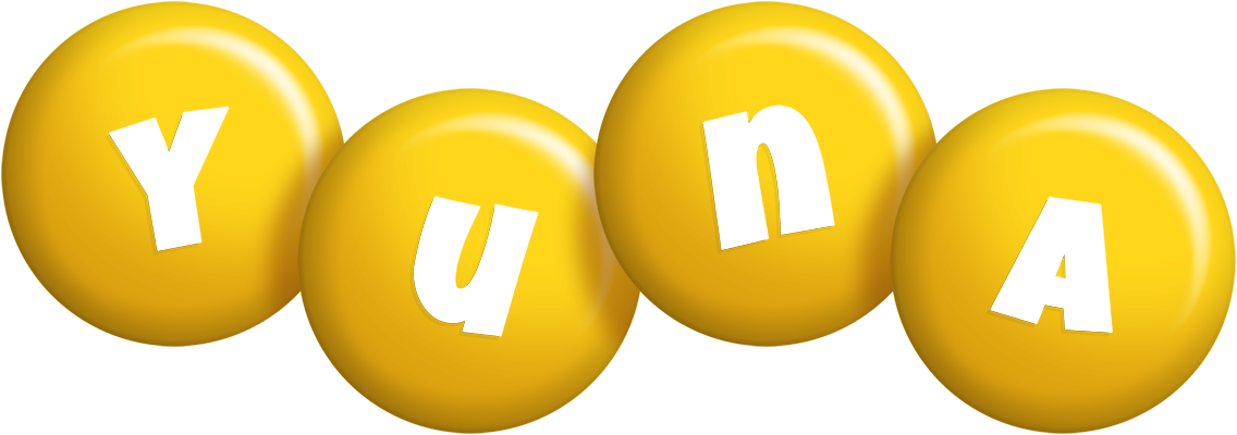 Yuna candy-yellow logo