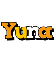 Yuna cartoon logo