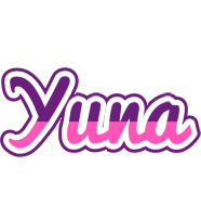 Yuna cheerful logo