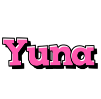 Yuna girlish logo