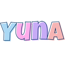 Yuna pastel logo
