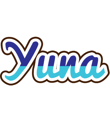 Yuna raining logo