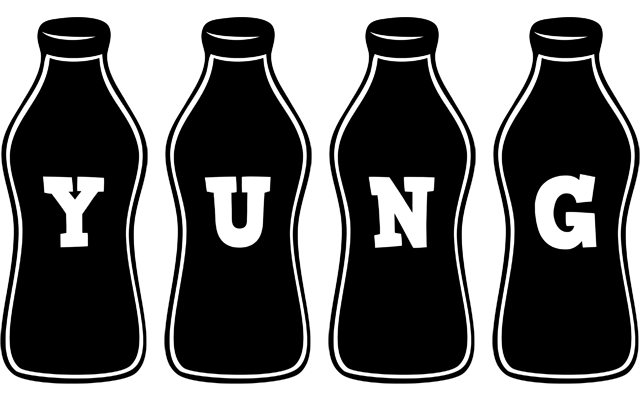 Yung bottle logo
