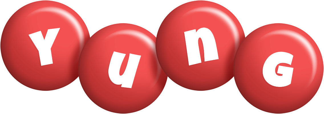 Yung candy-red logo