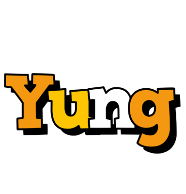 Yung cartoon logo