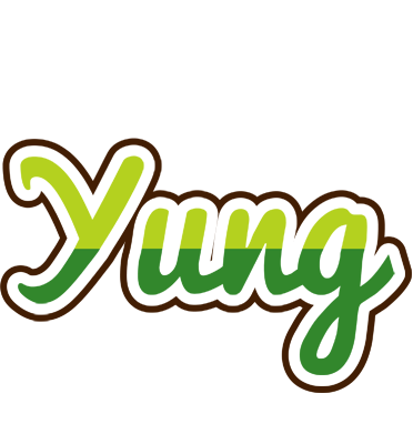 Yung golfing logo