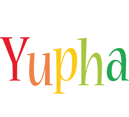 Yupha birthday logo