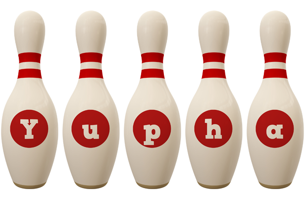 Yupha bowling-pin logo