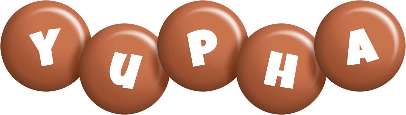 Yupha candy-brown logo
