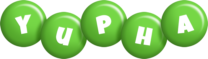 Yupha candy-green logo