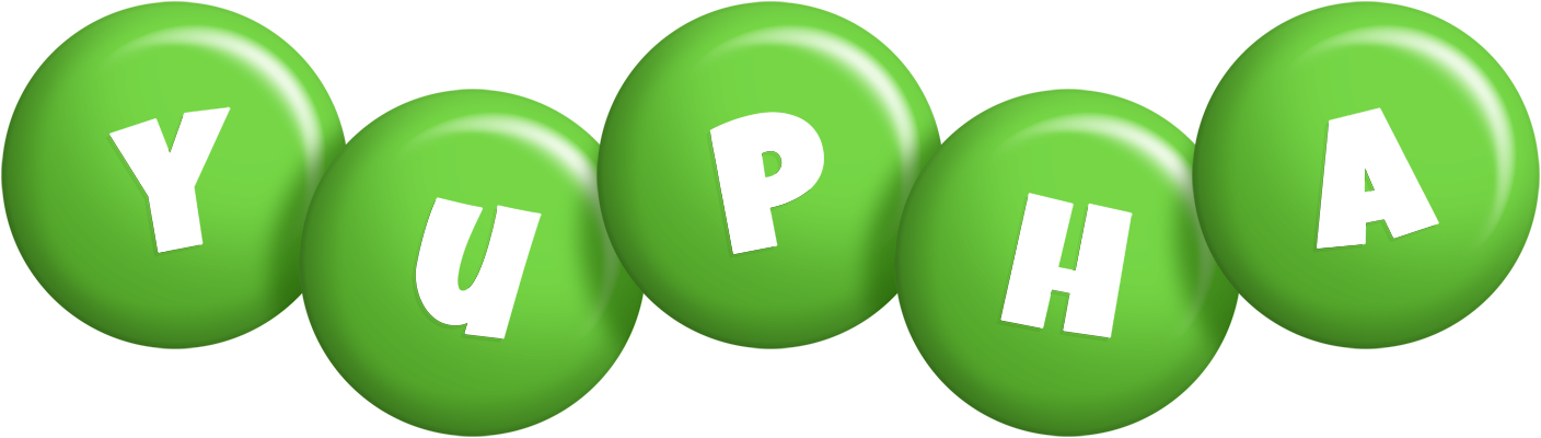 Yupha candy-green logo