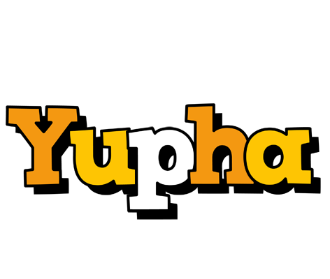 Yupha cartoon logo