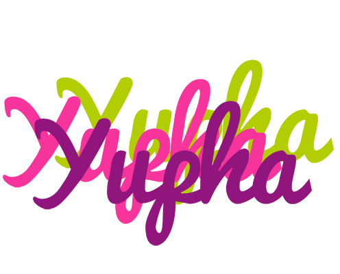 Yupha flowers logo