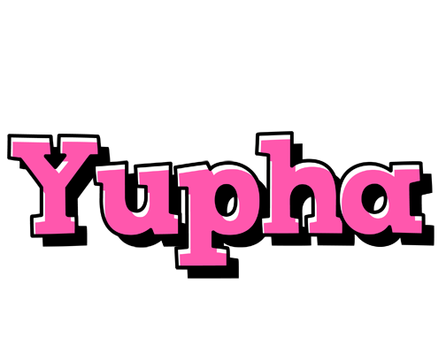 Yupha girlish logo