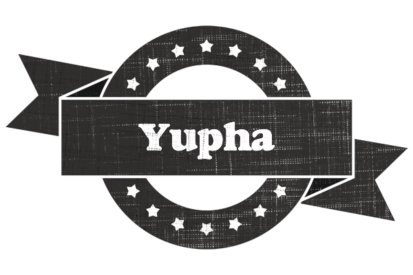 Yupha grunge logo