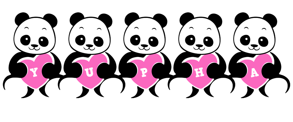 Yupha love-panda logo