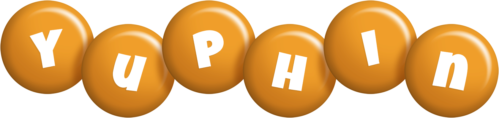 Yuphin candy-orange logo