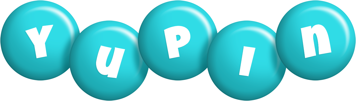 Yupin candy-azur logo