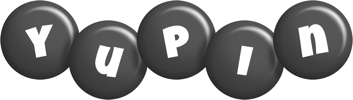 Yupin candy-black logo
