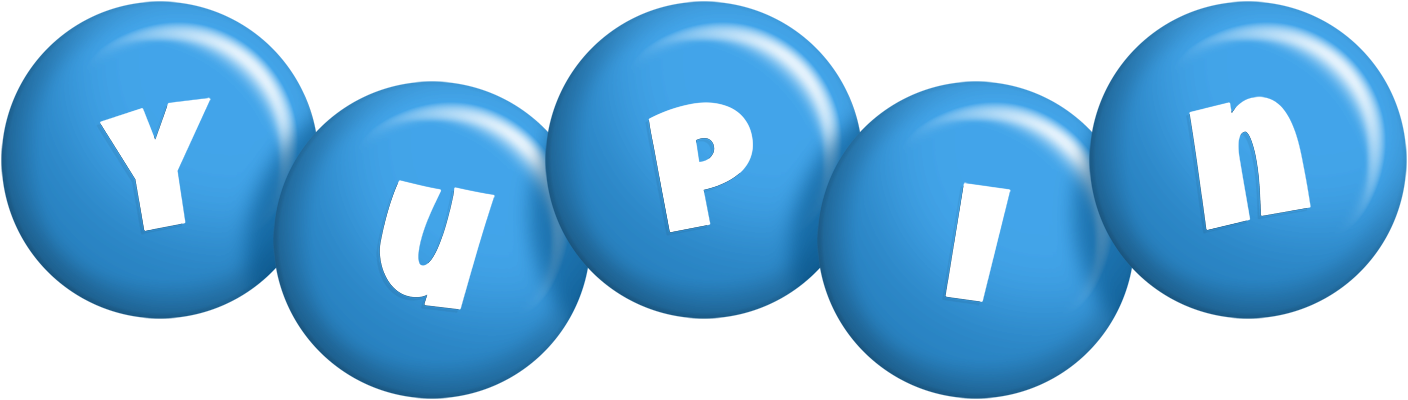 Yupin candy-blue logo