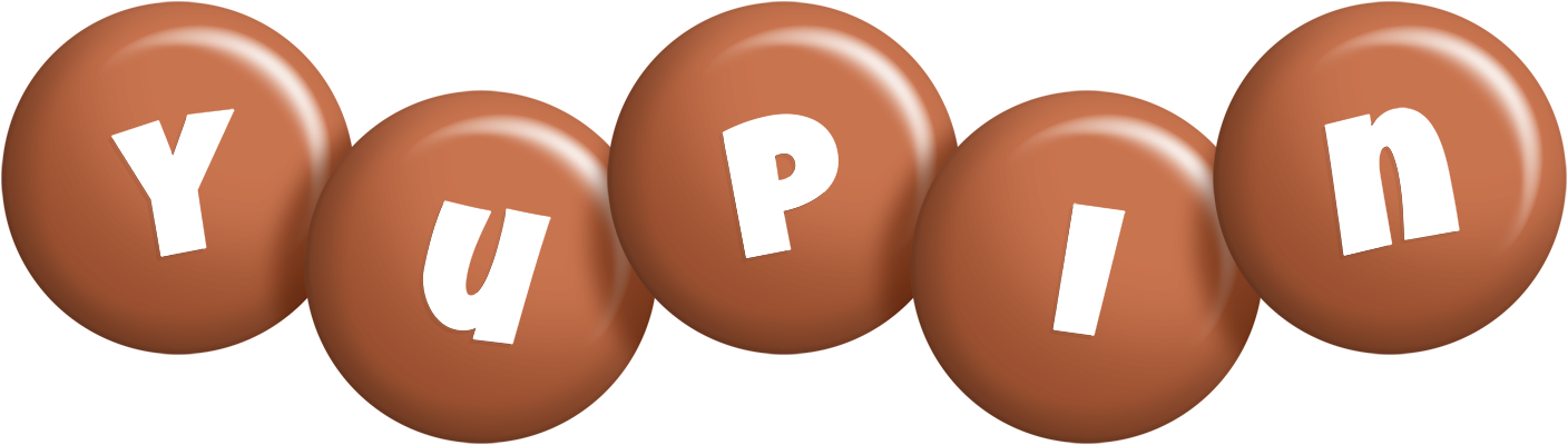Yupin candy-brown logo