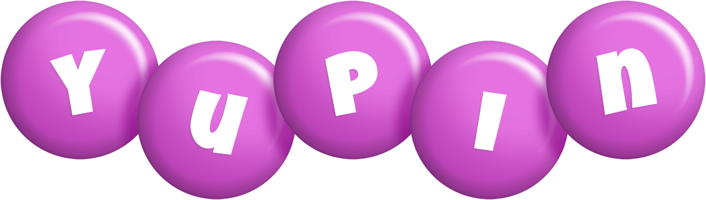 Yupin candy-purple logo