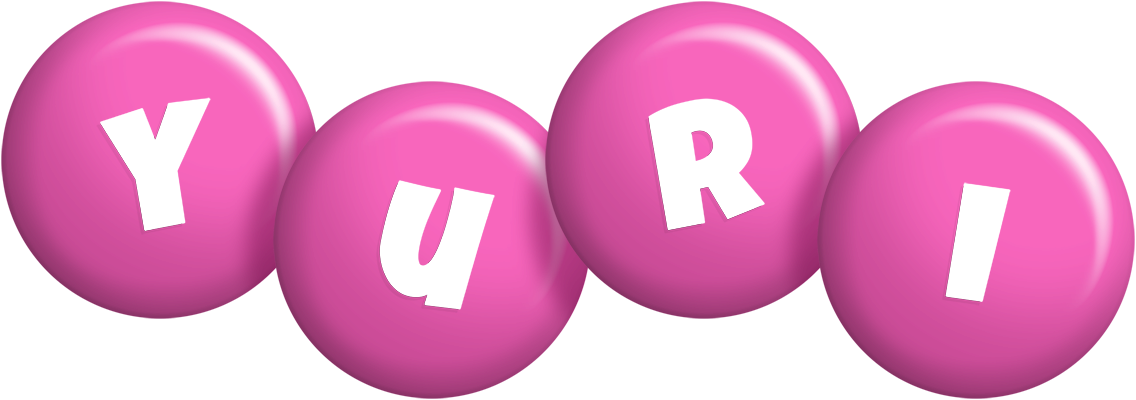 Yuri candy-pink logo