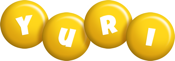 Yuri candy-yellow logo