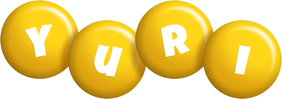 Yuri candy-yellow logo