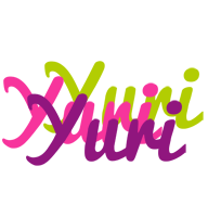 Yuri flowers logo