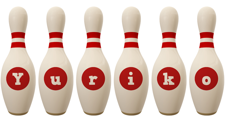 Yuriko bowling-pin logo