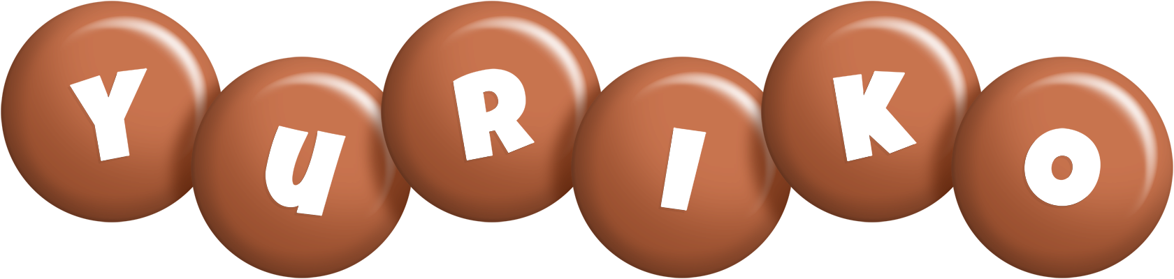 Yuriko candy-brown logo