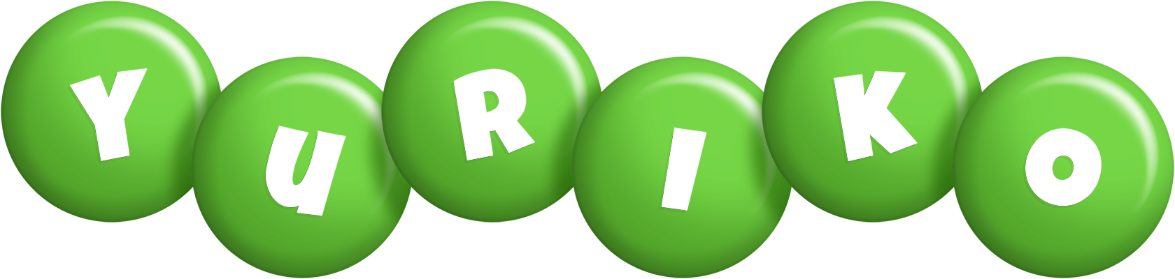 Yuriko candy-green logo