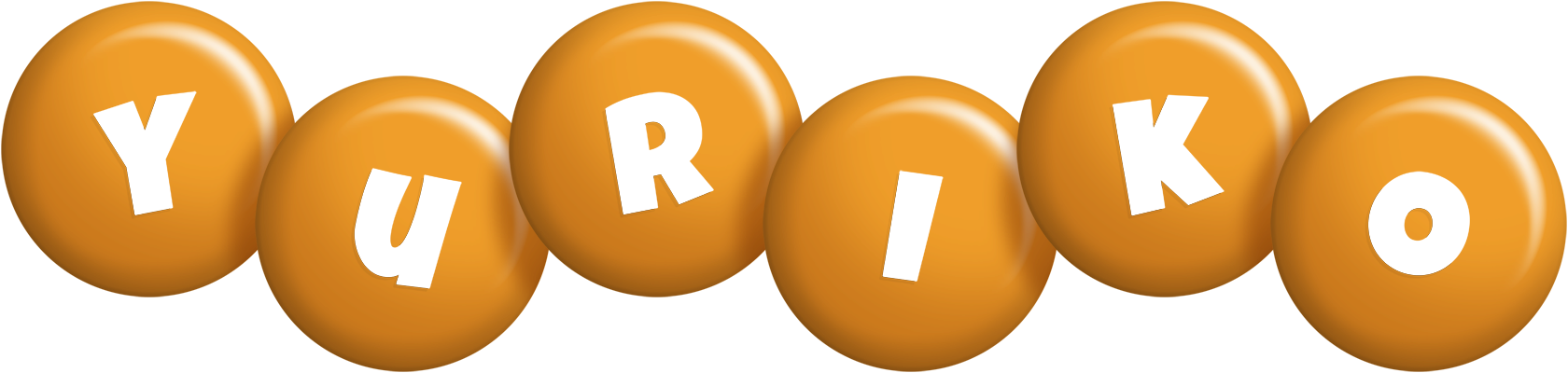 Yuriko candy-orange logo