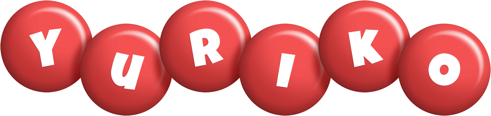 Yuriko candy-red logo
