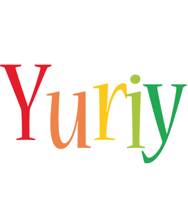 Yuriy birthday logo