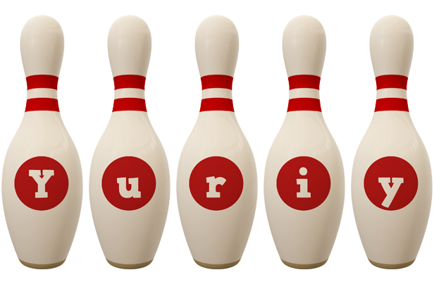 Yuriy bowling-pin logo