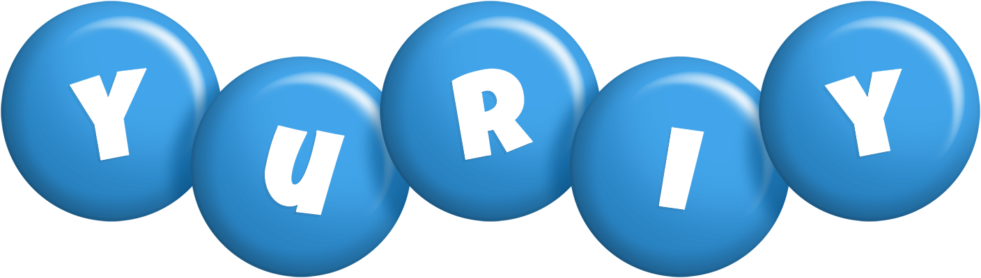 Yuriy candy-blue logo